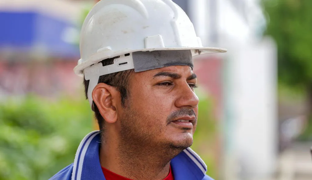 Geovane Oliveira, mestre de obras