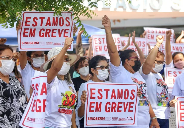 Greve dos professores de rede municipal