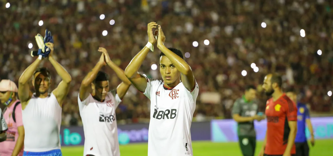 Jogadores do Flamengo comemorando