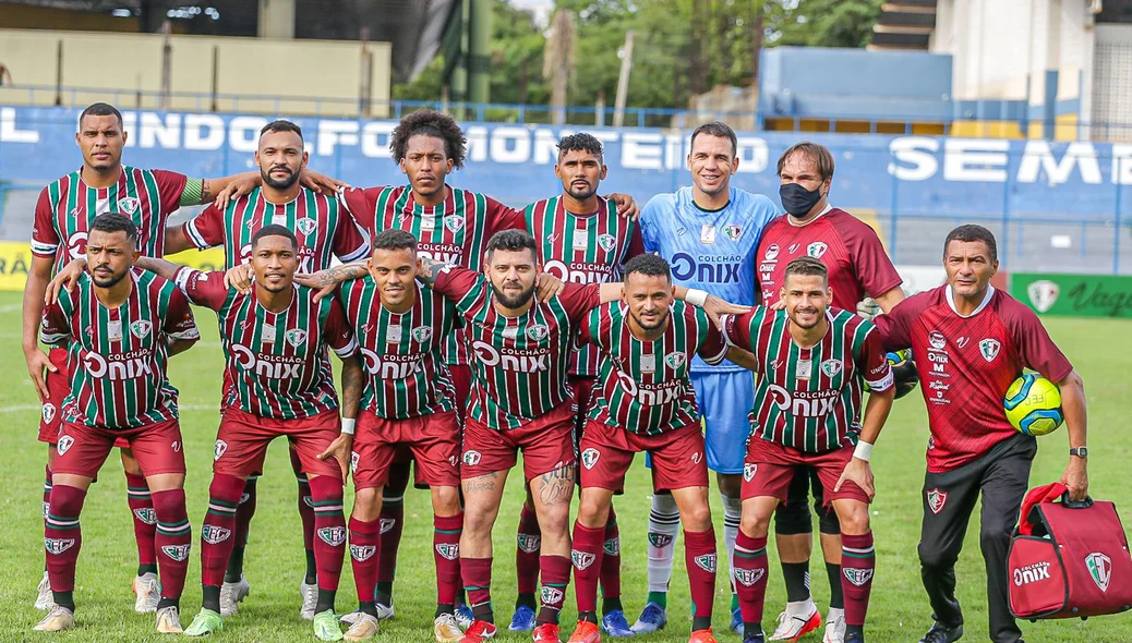 Jogadores do Fluminense do Piauí