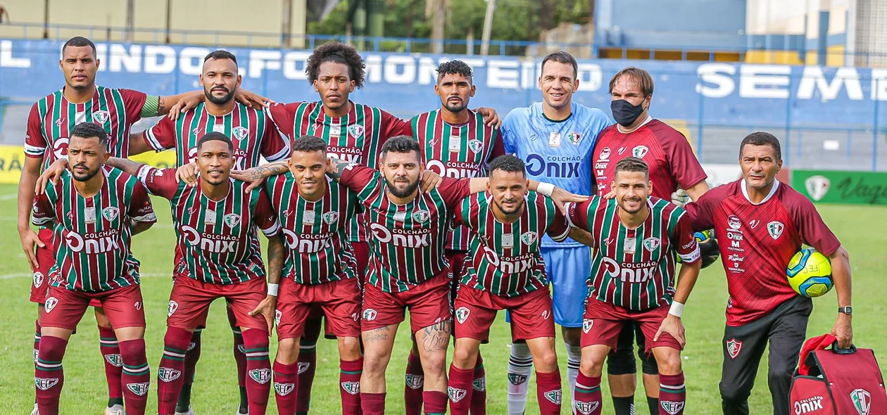 Jogadores do Fluminense do Piauí