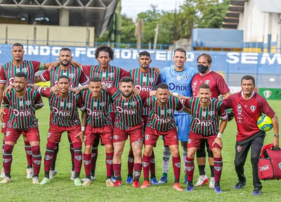 Jogadores do Fluminense do Piauí