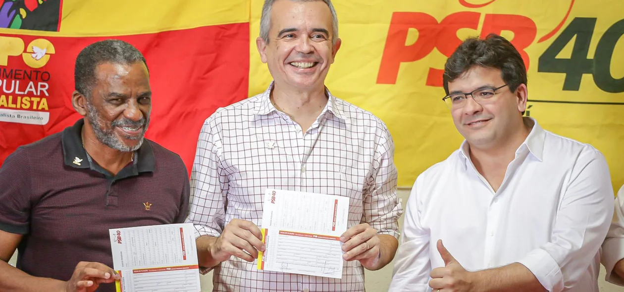Jorge Hilário, Washington Bonfim e Rafael Fonteles