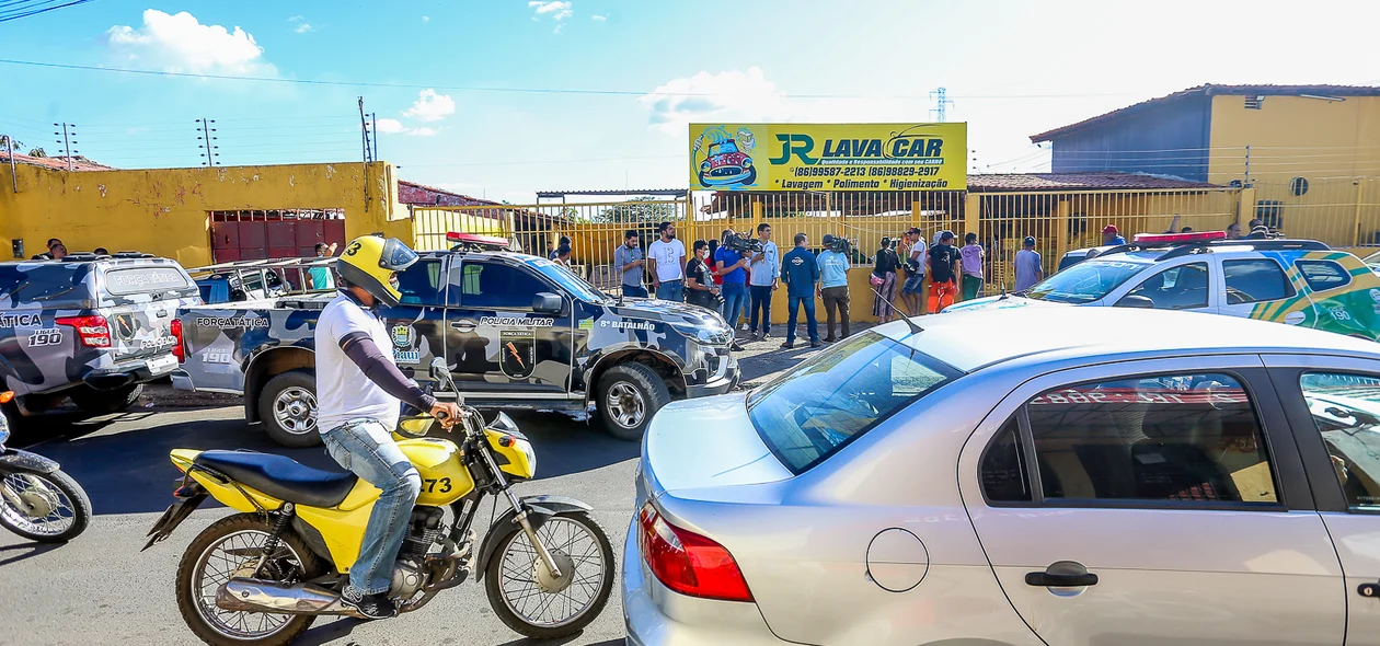 Local onde a vítima foi assassinada