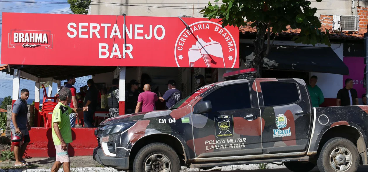 Local onde tentaram matar o policial