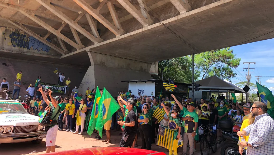 Manifestação em prol da liberdade