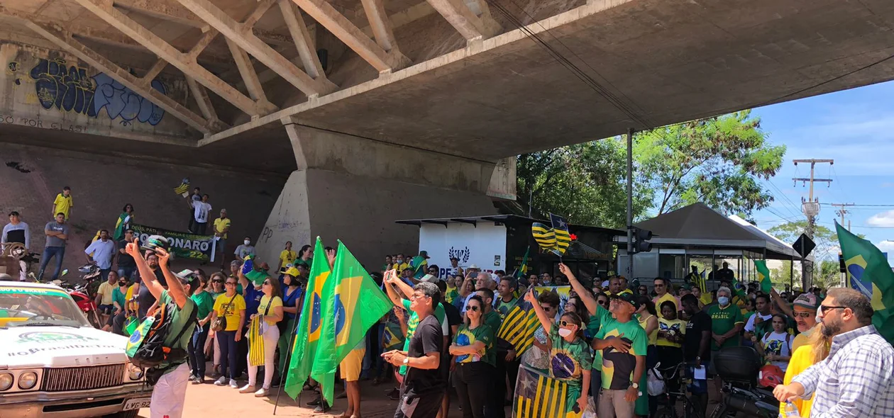 Manifestação em prol da liberdade