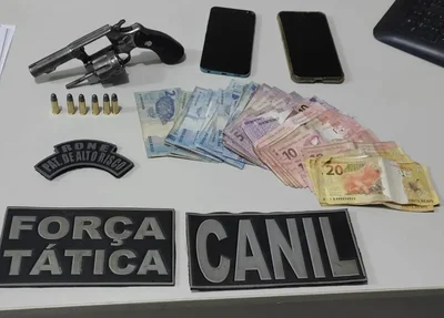 Material aprendido com o acusado