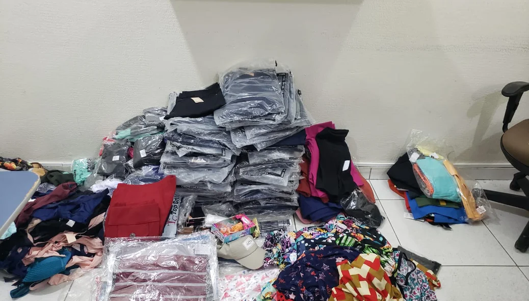 Material encontrado na casa do suspeito