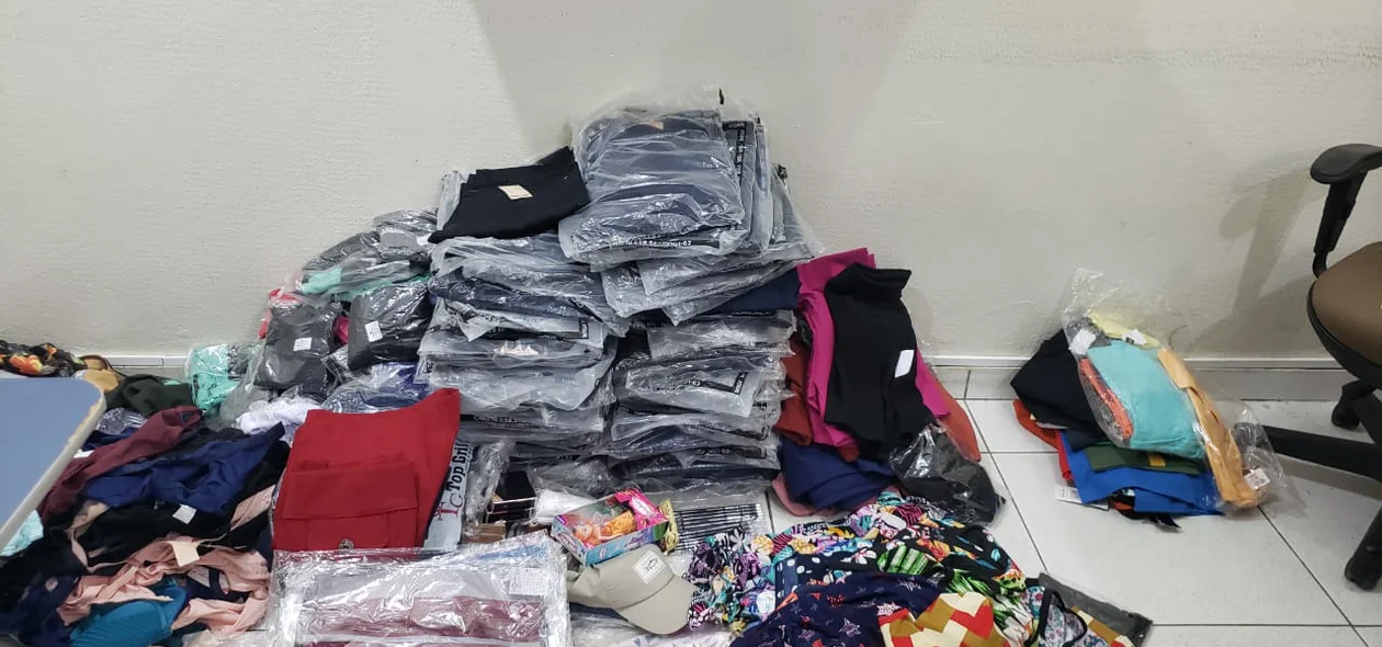 Material encontrado na casa do suspeito