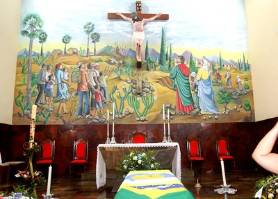 Missa de corpo presente do prefeito Alvimar Martins