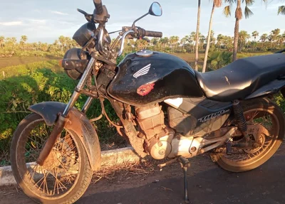 Moto recuperada pela PM
