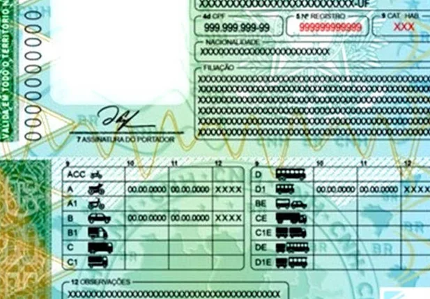 Nova Carteira Nacional de Habilitação