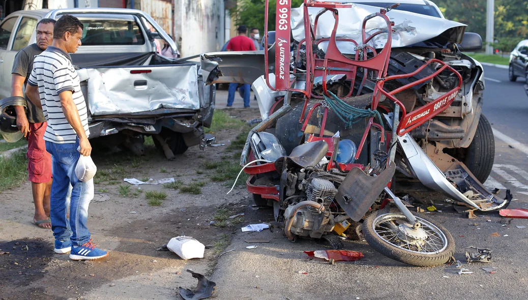 O acidente ocorreu na Avenida Maranhão