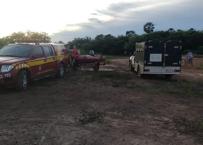 O corpo foi encontrado na lagoa no povoado Santana da Gameleira