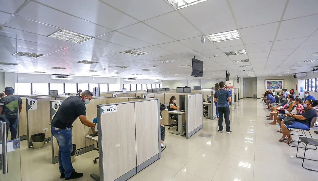 Parte interna do Fórum Eleitoral de Teresina