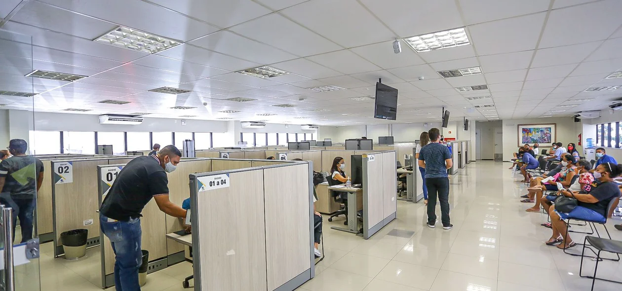 Parte interna do Fórum Eleitoral de Teresina