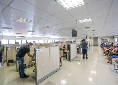 Parte interna do Fórum Eleitoral de Teresina