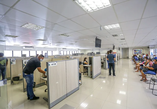 Parte interna do Fórum Eleitoral de Teresina