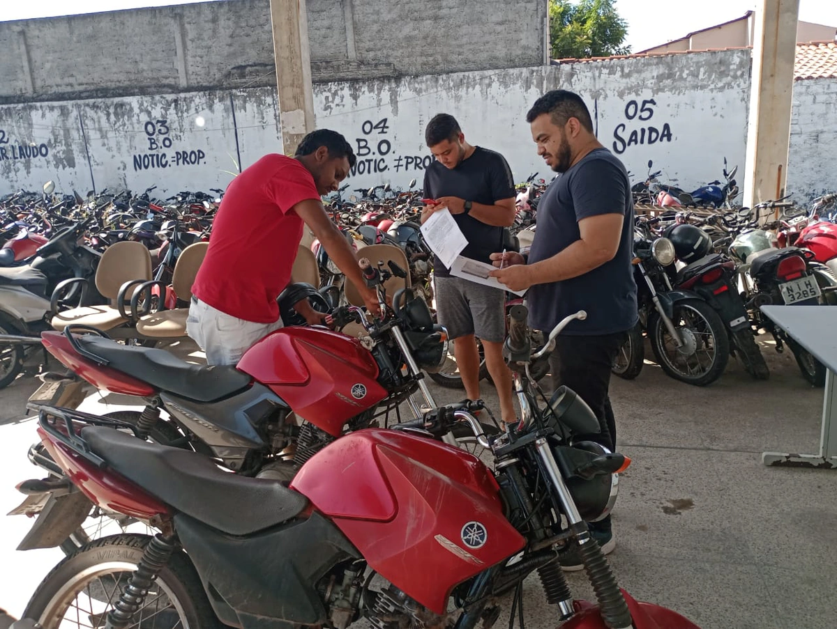 Polinter restituiu 191 motocicletas roubadas em 2022 no Piauí