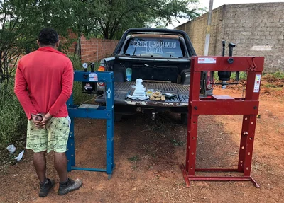 Prisão e apreensões feitas em Picos