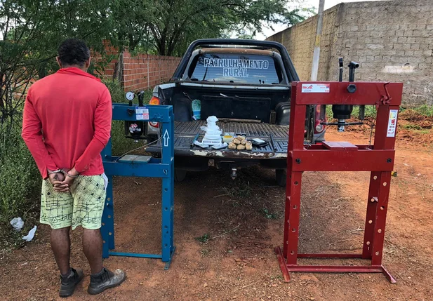 Prisão e apreensões feitas em Picos