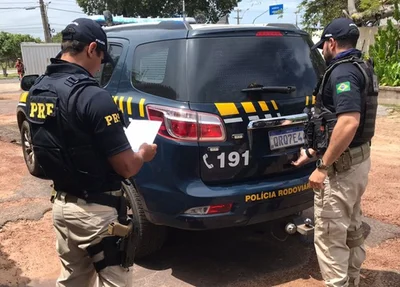 Prisão feita pela PRF em Parnaíba