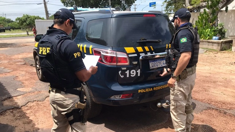 Prisão feita pela PRF em Parnaíba