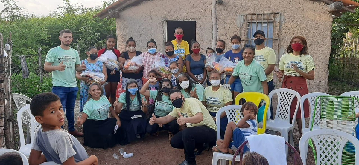 Projeto Bom Samaritano durante ação
