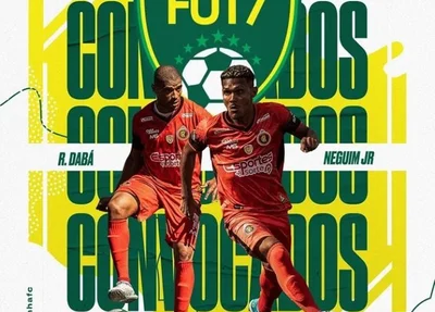 Rafael Dabá e Neguim Jr, jogadores do Resenha FC