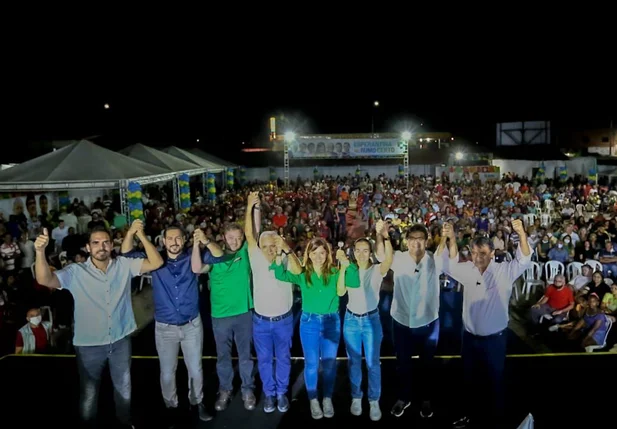 Rafael Fonteles e Wellington Dias cumprem agenda em Esperantina