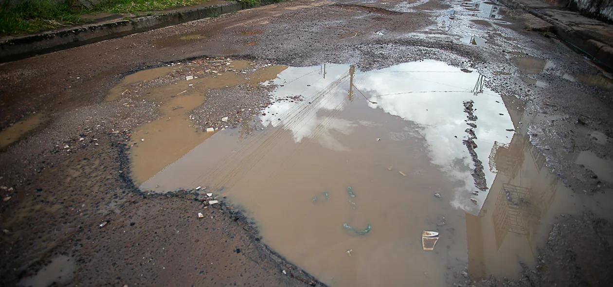 Rua intrafegável