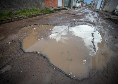 Rua intrafegável