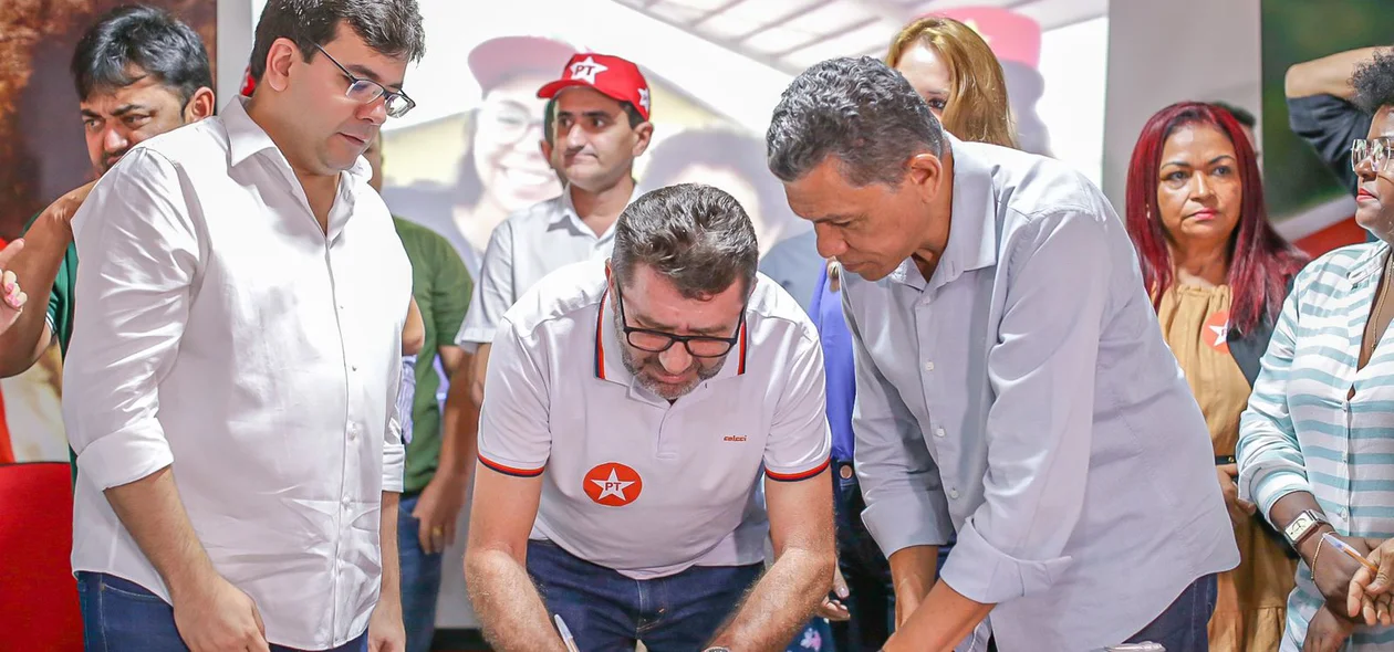 Solenidade de filiação ao PT