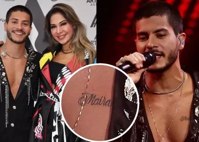 Tatuagem de Arthur Aguiar