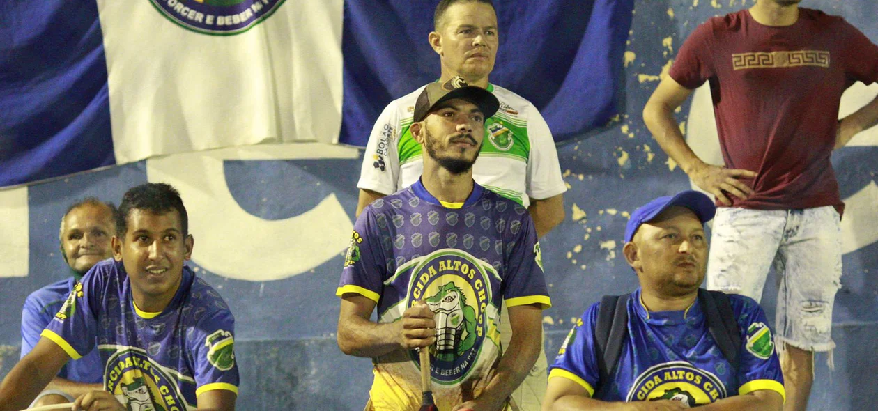 Torcedores no jogo