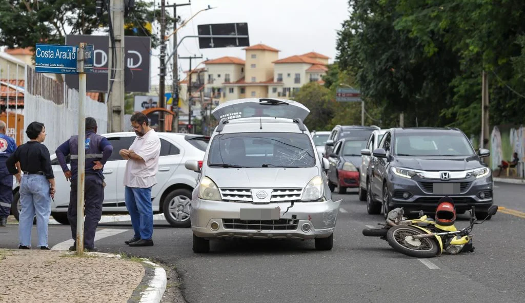 Trânsito ficou congestionado na região