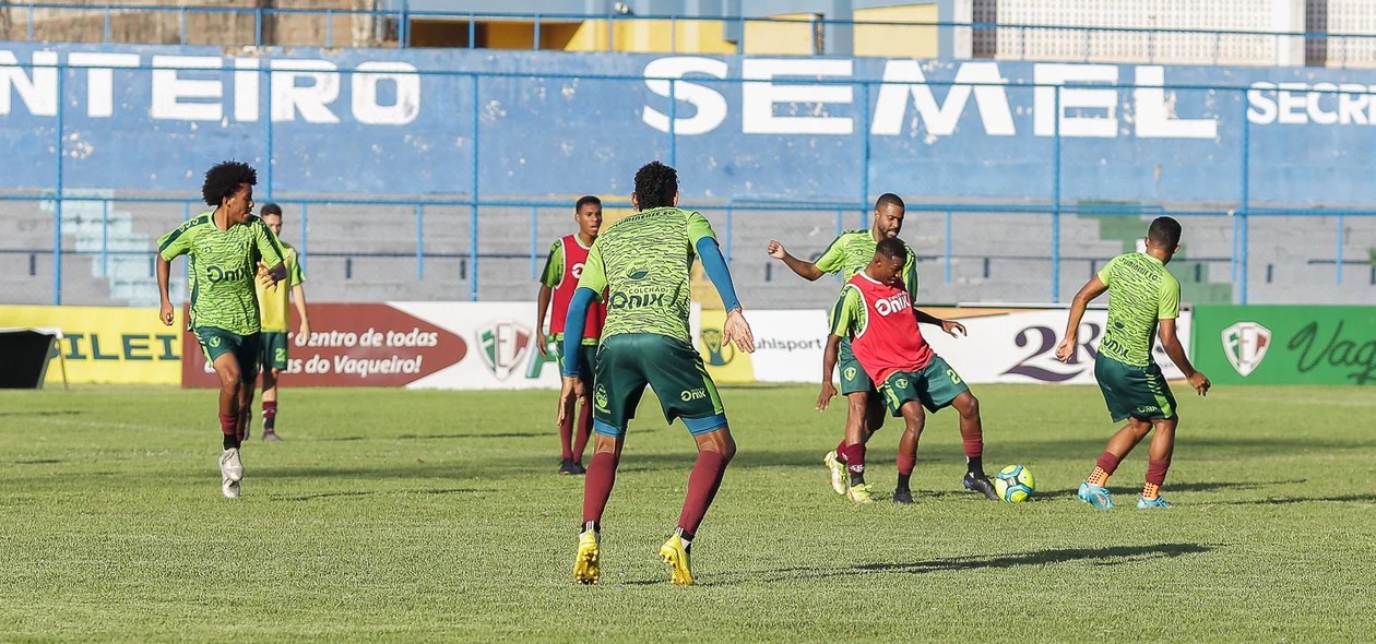 Treino aberto para a imprensa