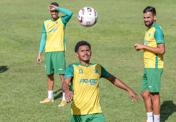 Treino do Altos antes da partida