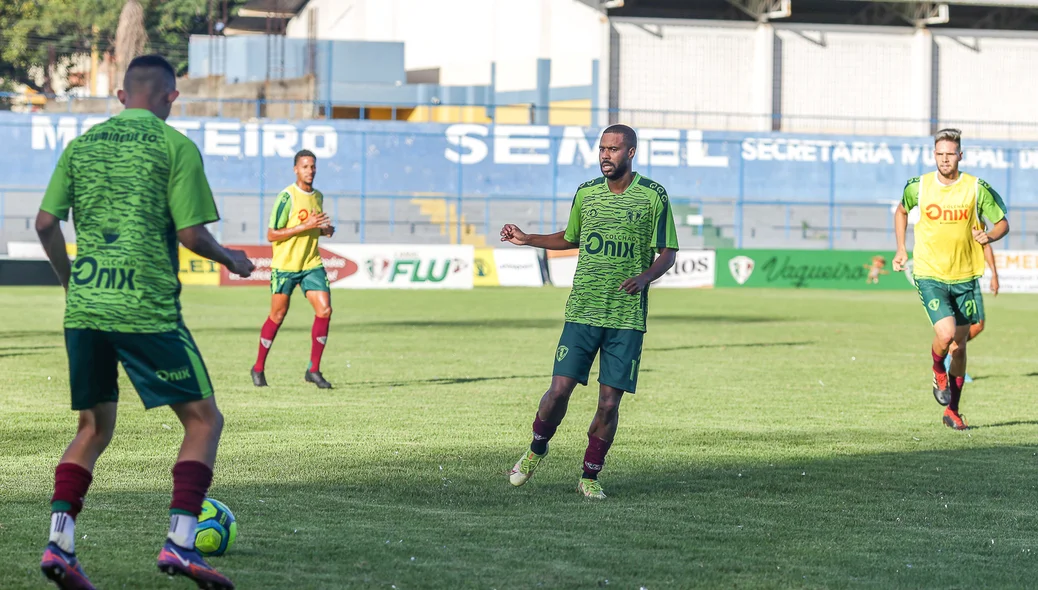 Treino do Flu antes do jogo