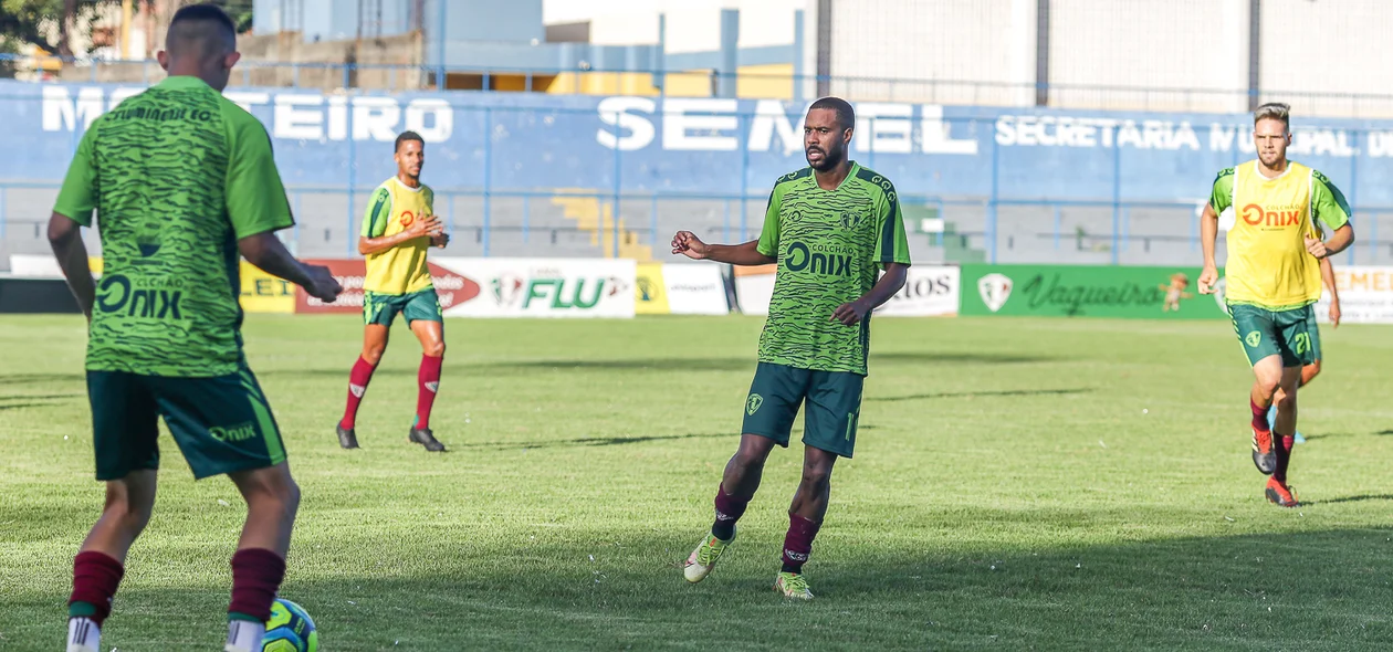 Treino do Flu antes do jogo
