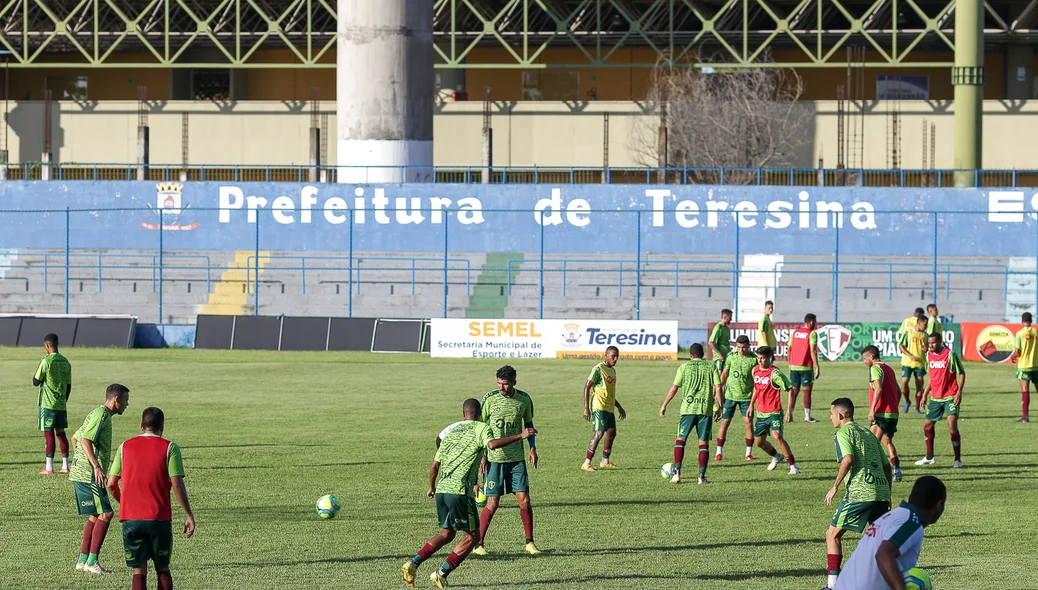 Treino do Fluminense-PI