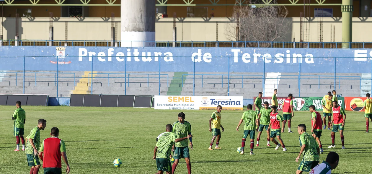 Treino do Fluminense-PI