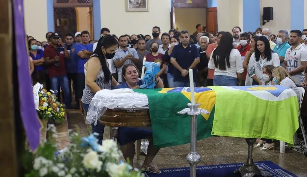 Velório do prefeito Alvimar Martins