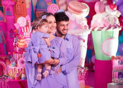Virgínia Fonseca e família