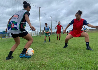 Abelhas Rainhas em preparação para o embate contra o Paraíso pelo Brasileiro Feminino A3