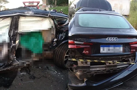 Acidente envolvendo carro de luxo deixa dois mortos na BR 343 em Teresina