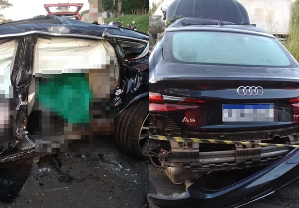 Acidente envolvendo carro de luxo deixa dois mortos na BR 343 em Teresina