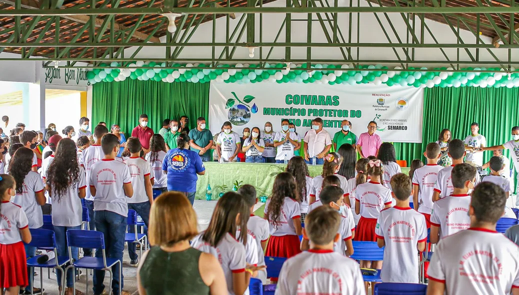 Ações educativas da Semana do Meio Ambiente em Coivaras
