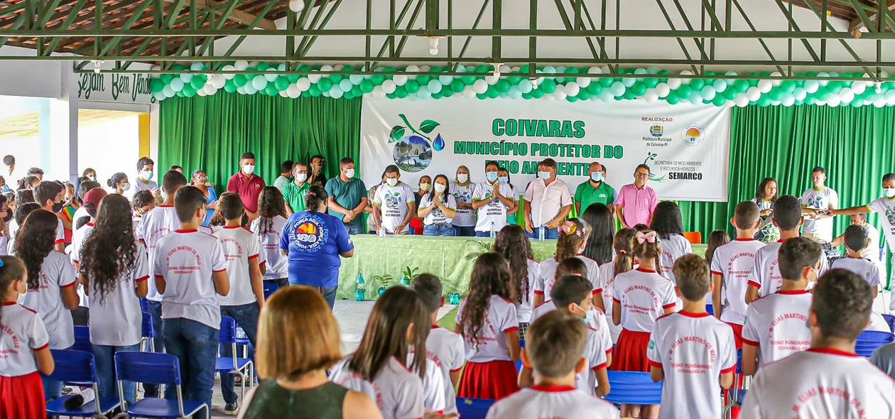 Ações educativas da Semana do Meio Ambiente em Coivaras